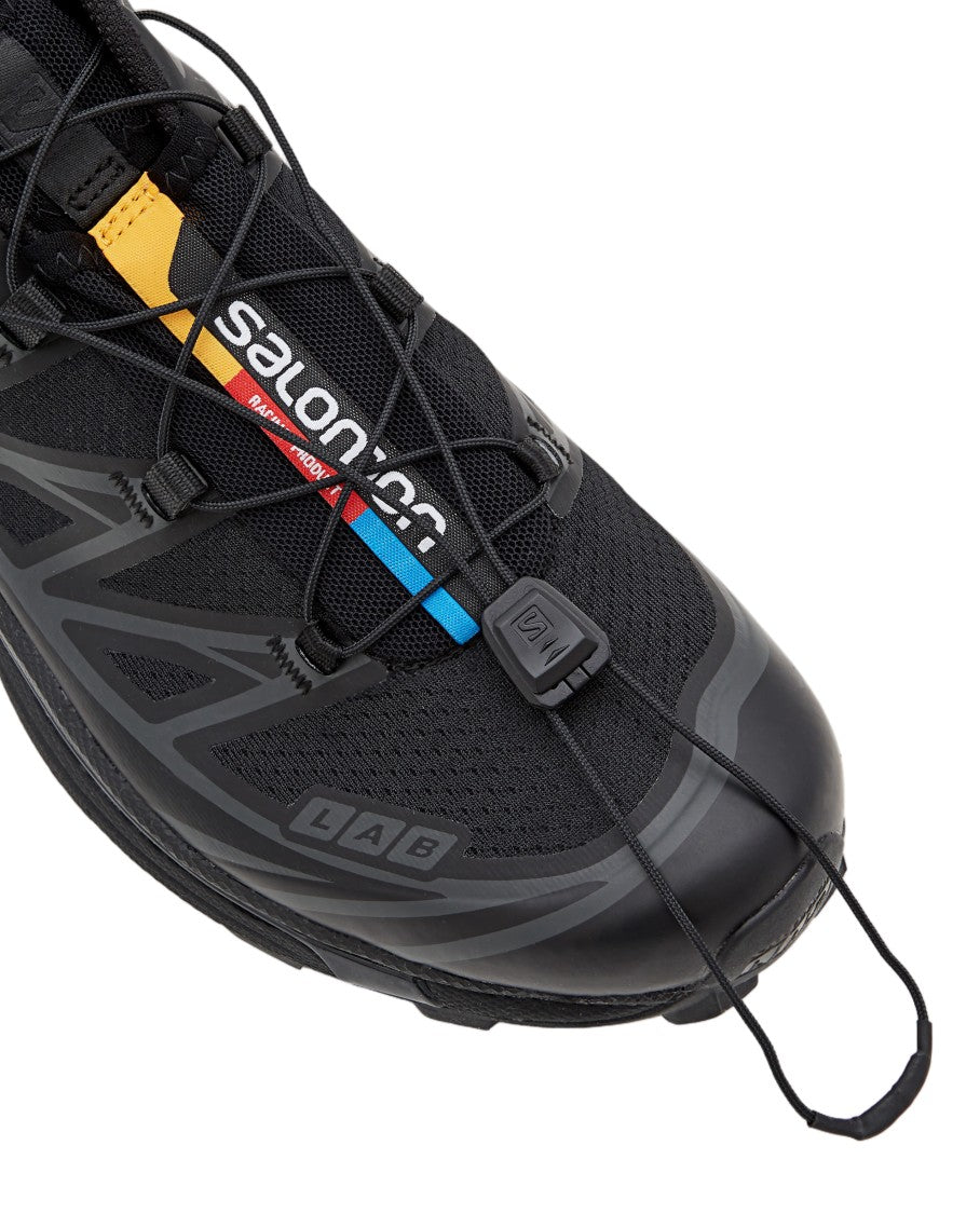Salomon Black Xt-6 Synthetic Sneakers