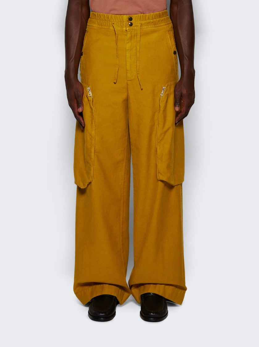 Dries Van Noten Prima Bis Pants Mustard
