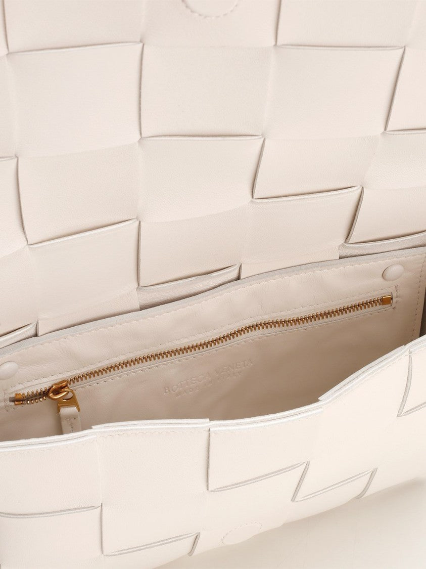 Bottega Veneta Woven Lambskin Leather Shoulder Bag