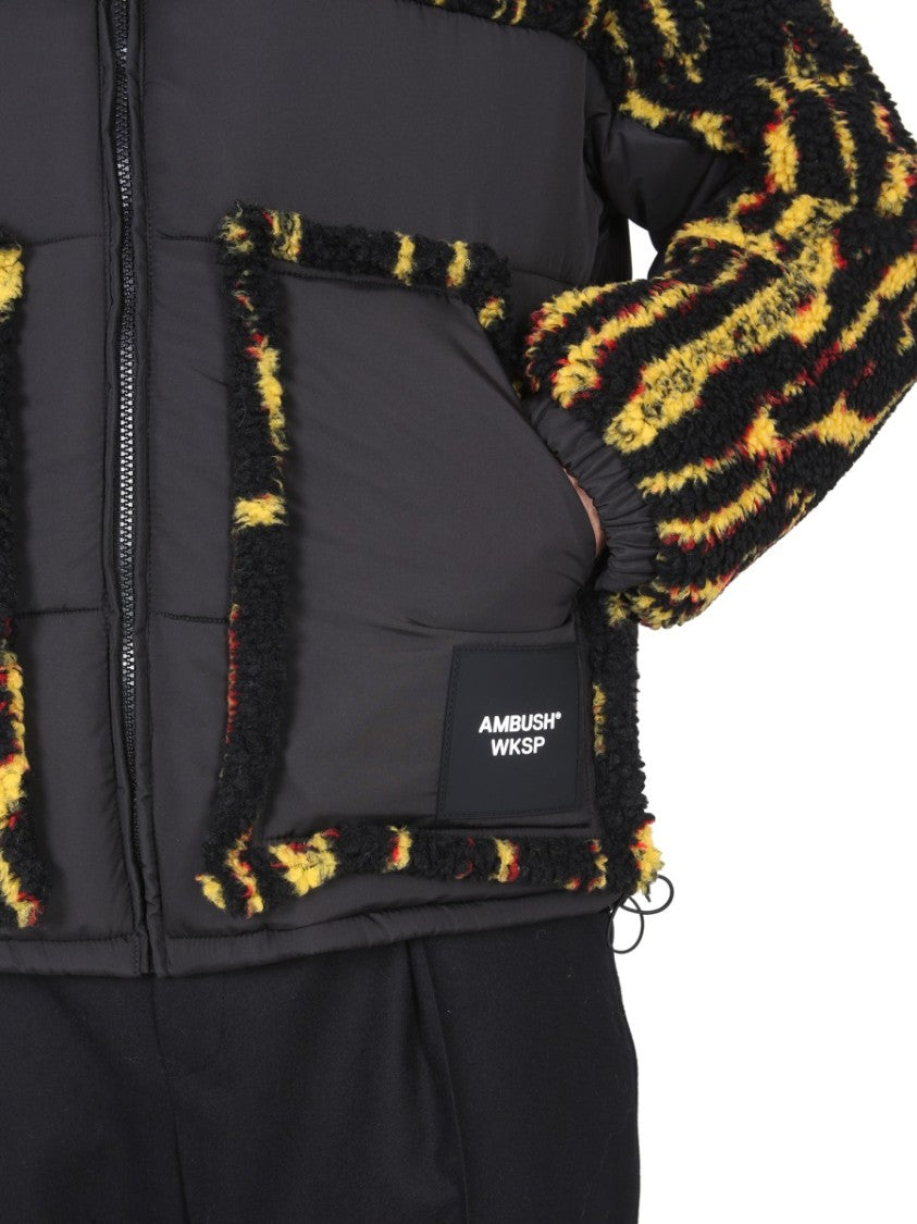 Ambush Textured Casual Jacket With Classic Collar