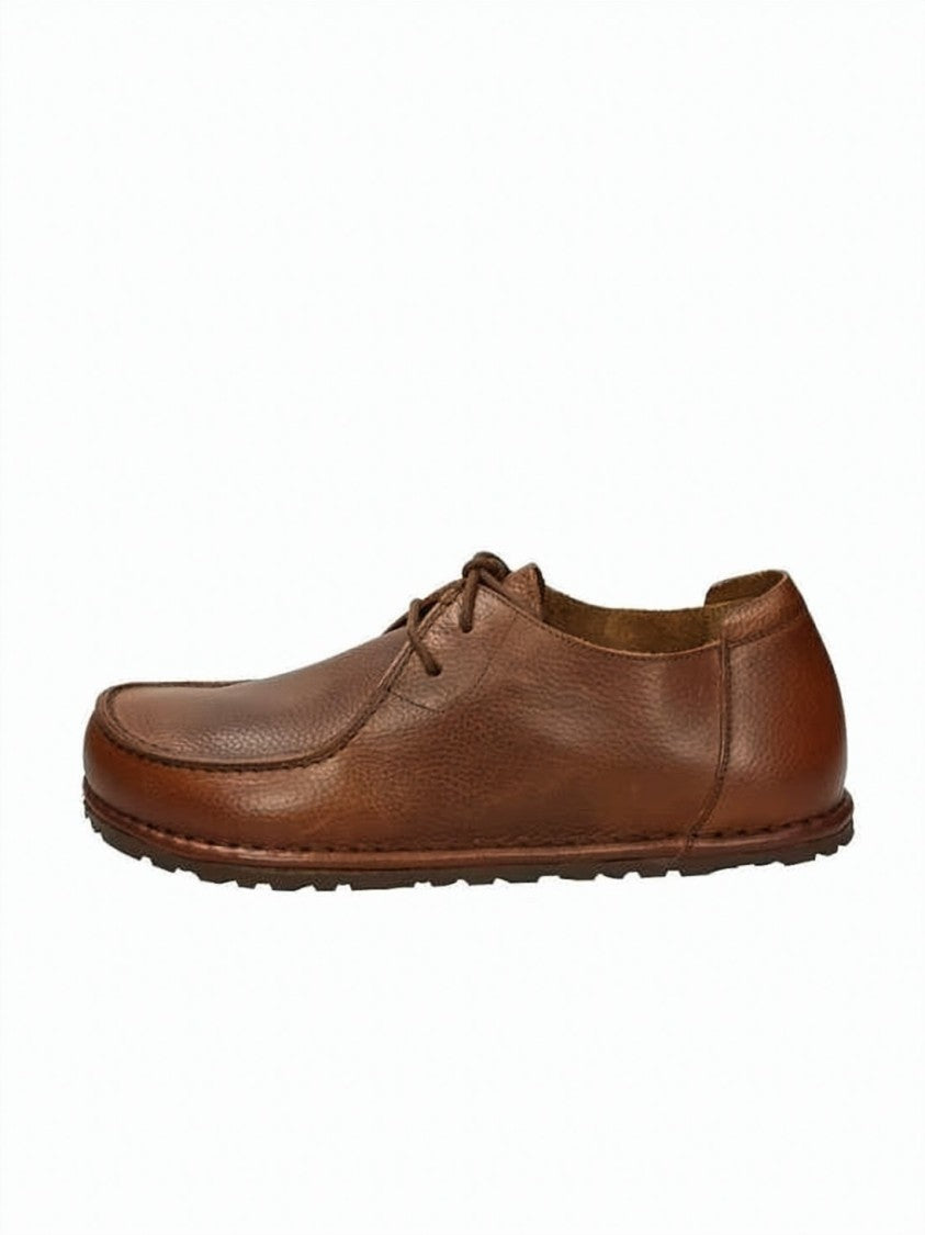 Birkenstock Smooth Leather Sneakers With Classic Lace-Up Design