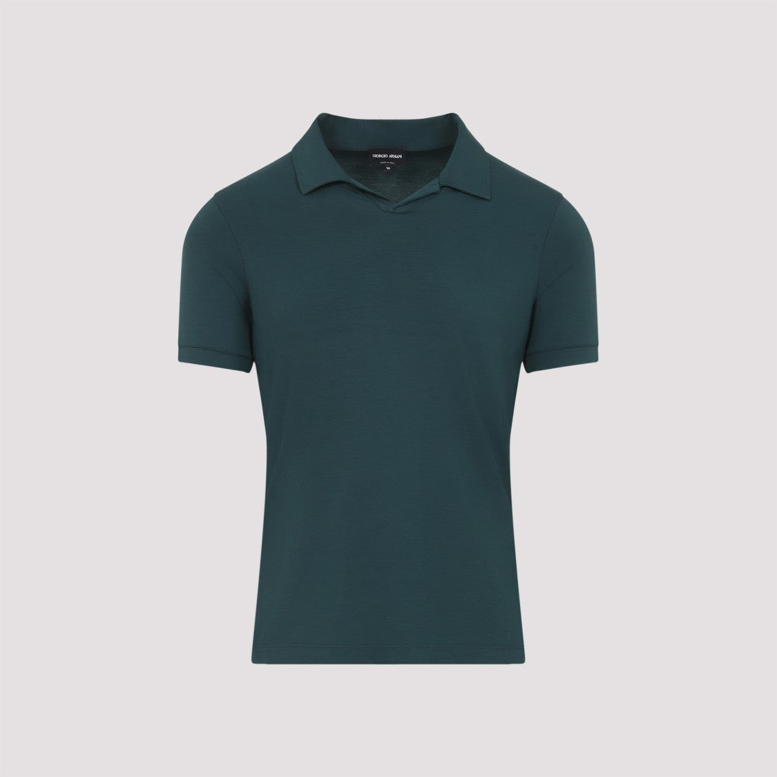 Giorgio Armani Woods Green Viscose Polo