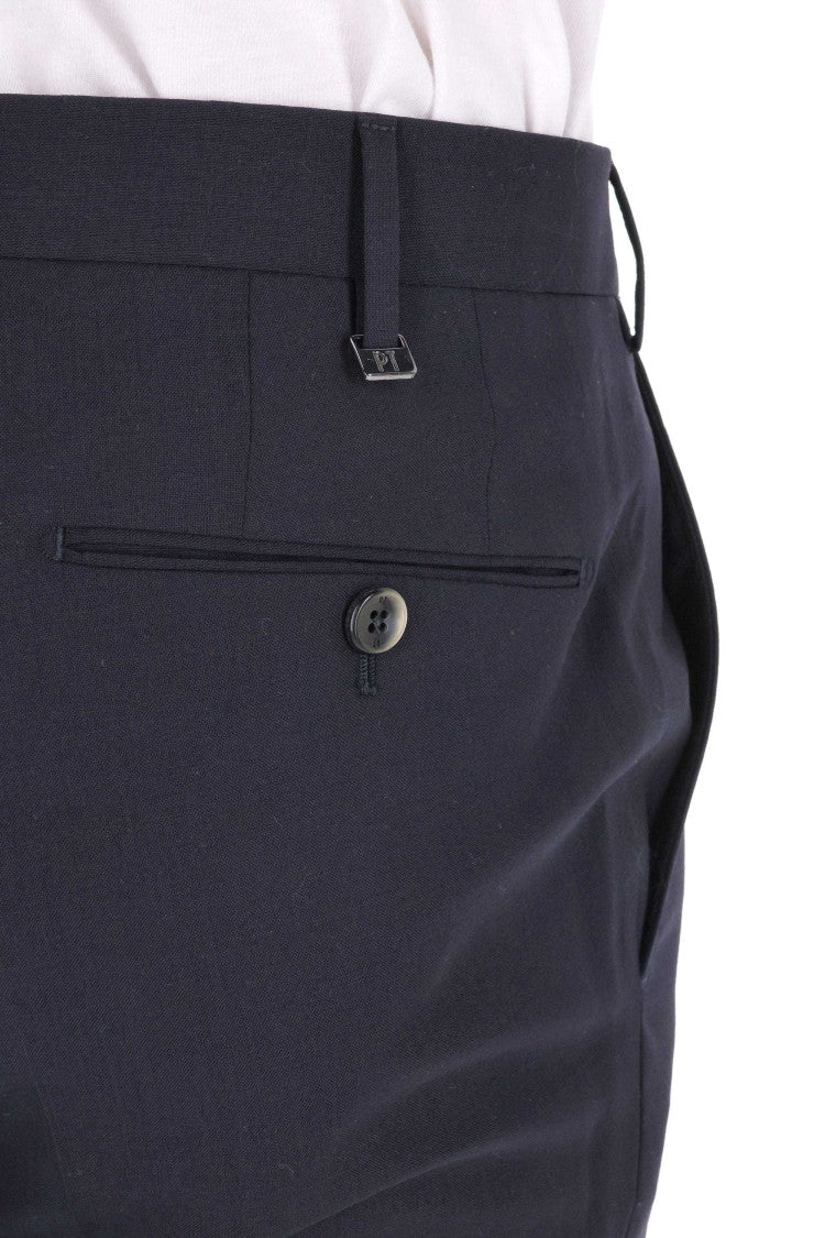Pt Torino Super Slim Fit Virgin Wool Trousers