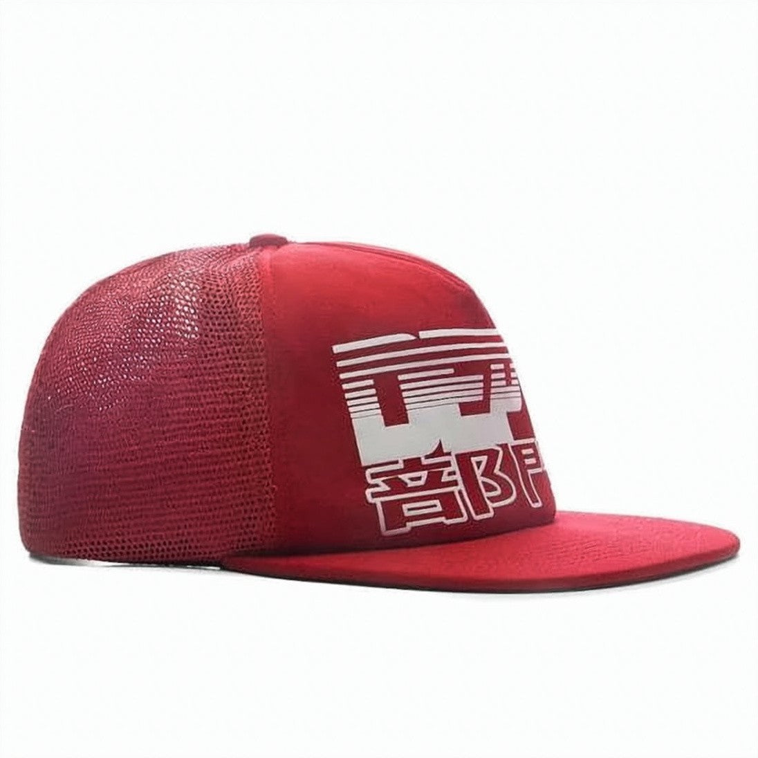 Gallery Dept. Distressed Denim Ball Cap With Bold Yellow Patch