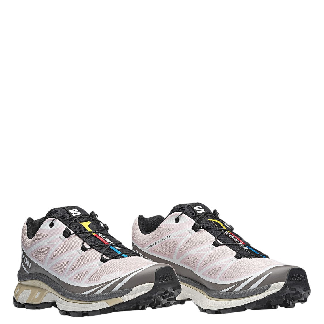 Salomon Breathable Mesh Xt-6 Sneakers With Traction Outsole