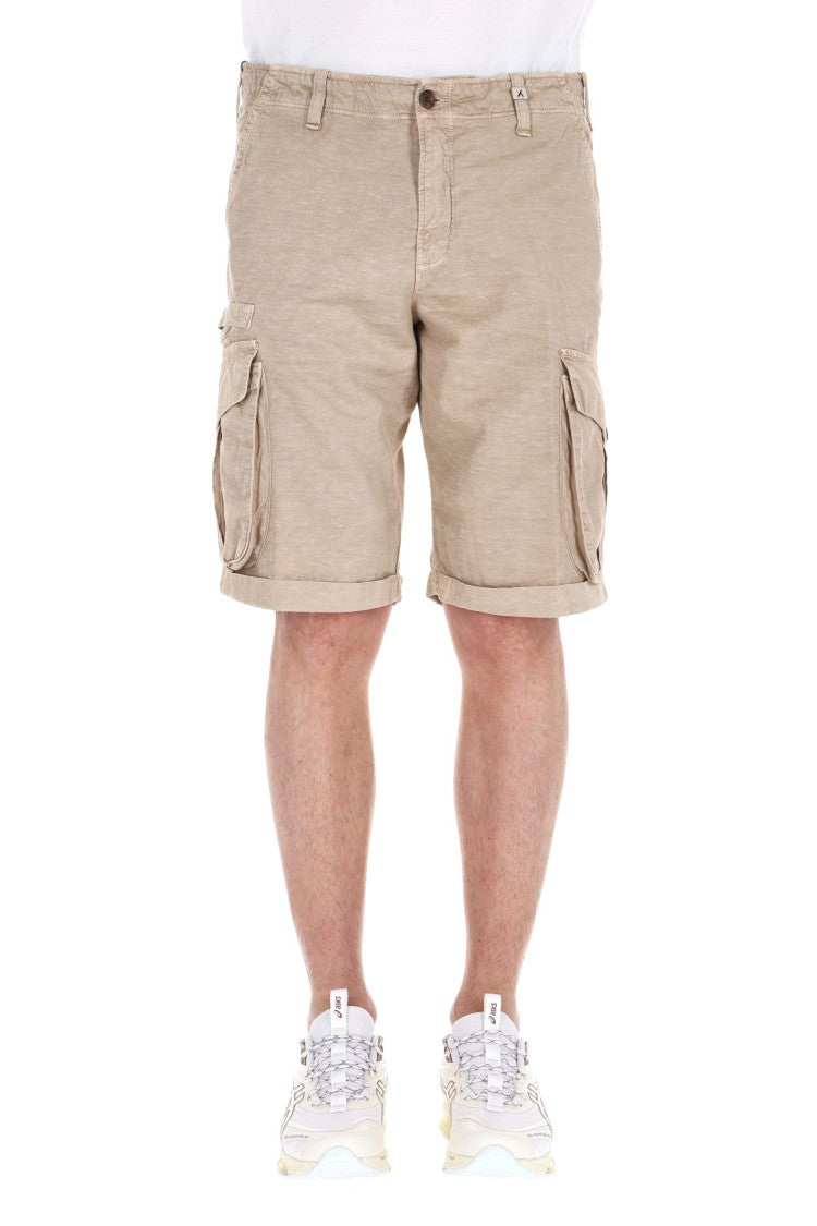 Myths Zeus Cotton-Lino Cargo Shorts