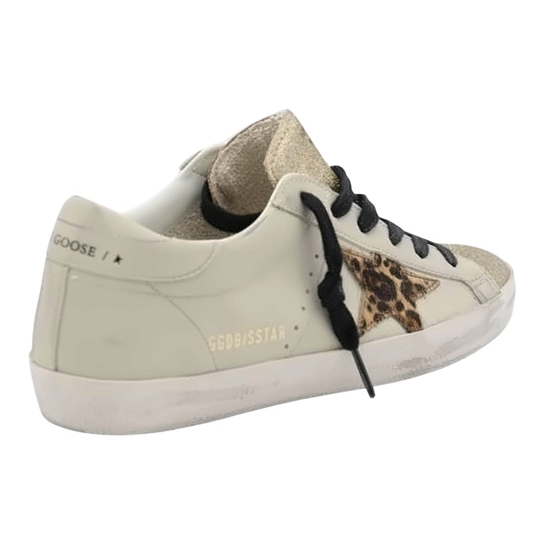Golden Goose Low-Top Sneakers With Distressed White Leather
