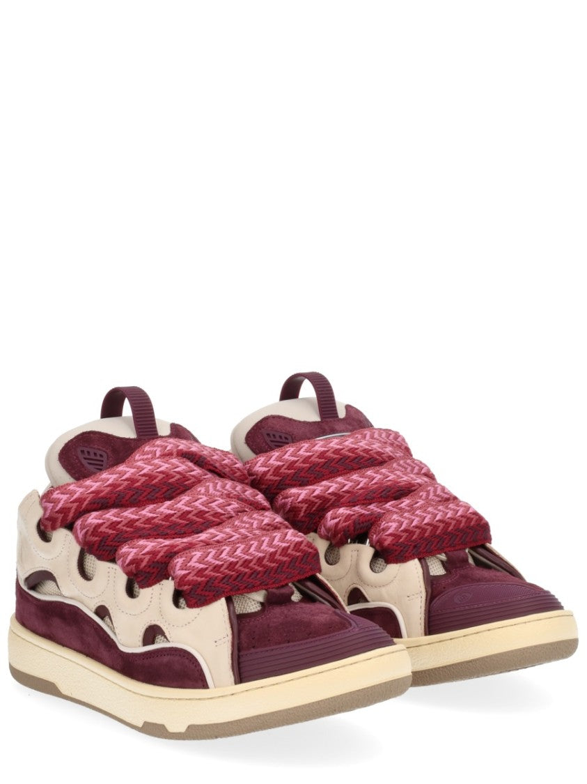 Lanvin Multicolor Curb Zigzag Sneakers