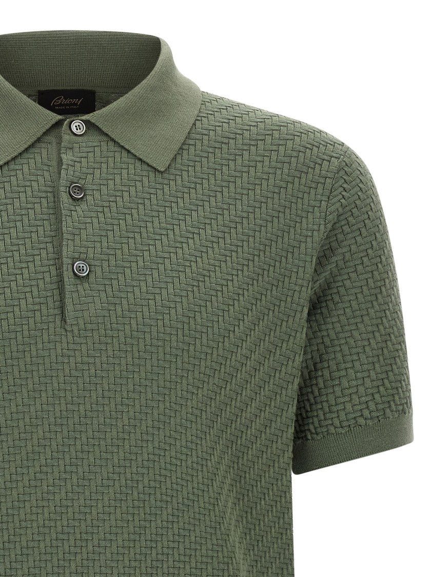 Brioni Weaving Polo Plot
