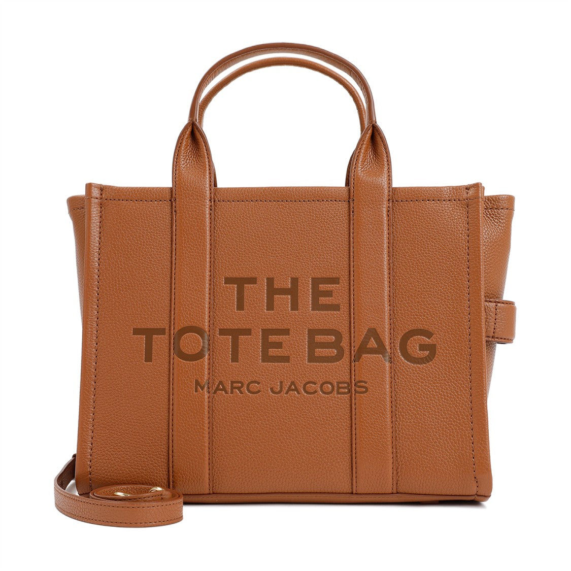 Marc Jacobs The Leather Medium Tote Tan Bag