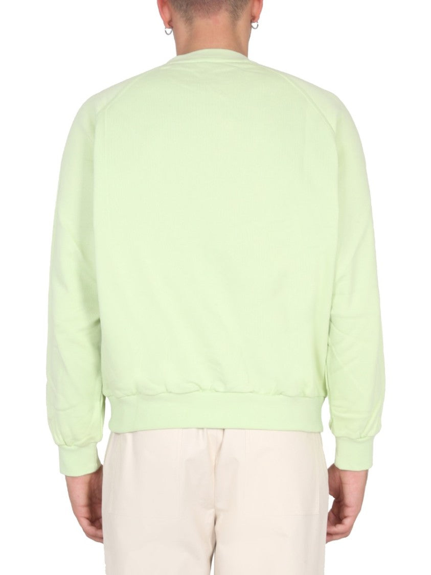 Sunnei Pastel Green Crewneck Sweatshirt
