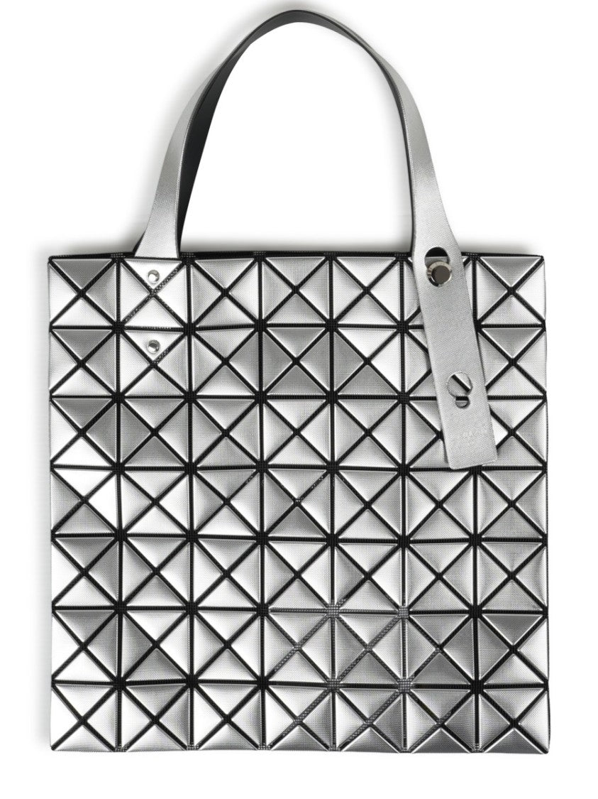 Bao Bao Issey Miyake Silver Platinum Polyester Tote Bag