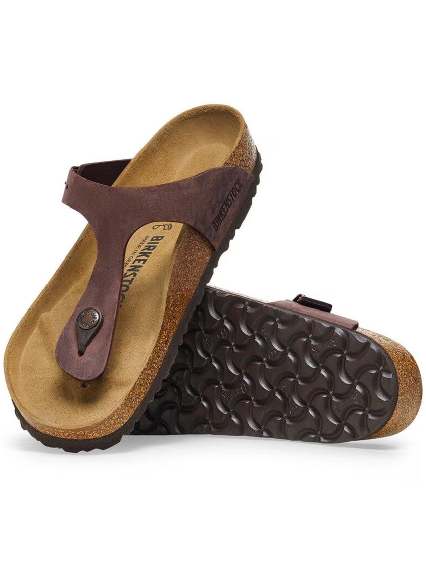 Birkenstock Gizeh Brown Leather Contoured Sandal