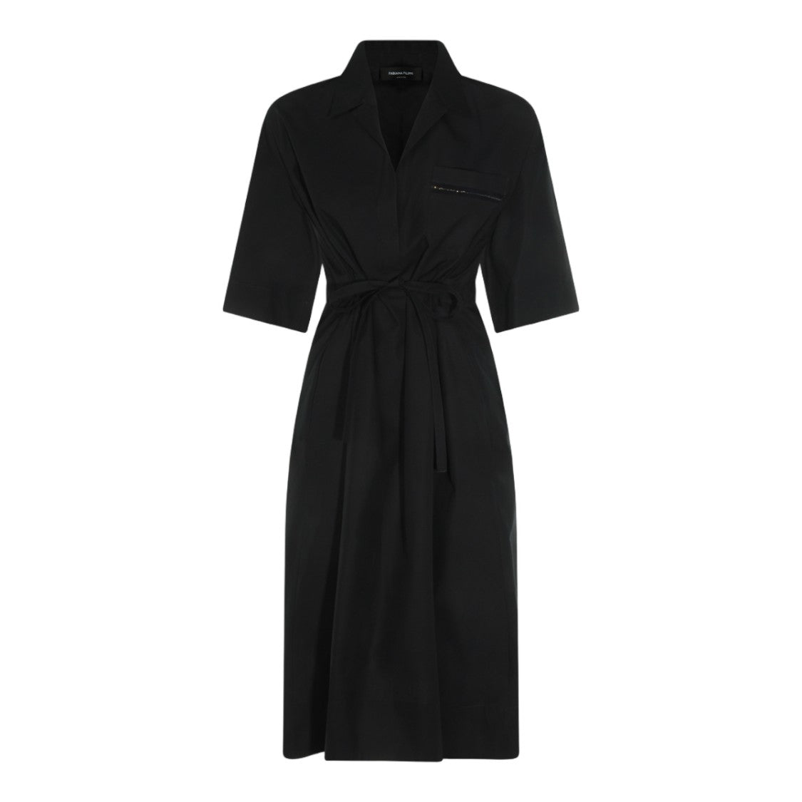 Fabiana Filippi Midi Dress With Tailored Silhouette And Wrap-Style Front