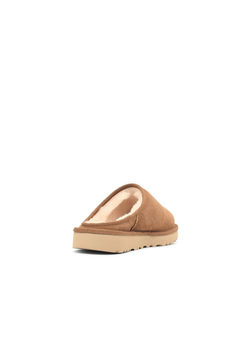 Ugg Chestnut Classic Slip-On Suede Slippers