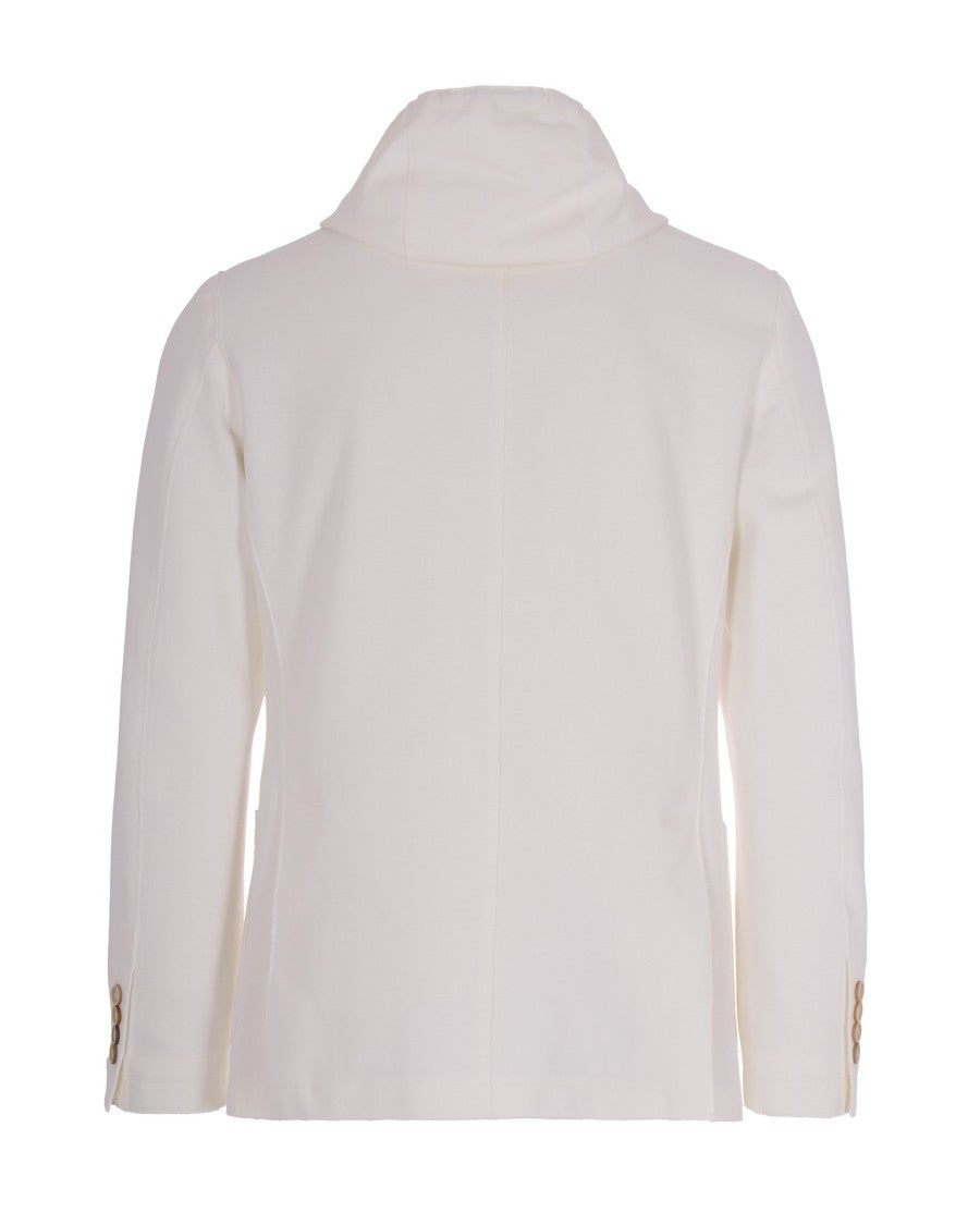 Eleventy Adjustable Hooded Casual Jacket With Internal Placket