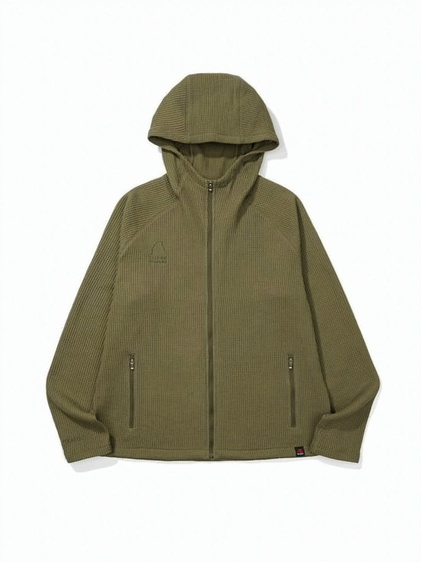 Sierra Designs Hooded Casual Jacket With Ribbed Texture