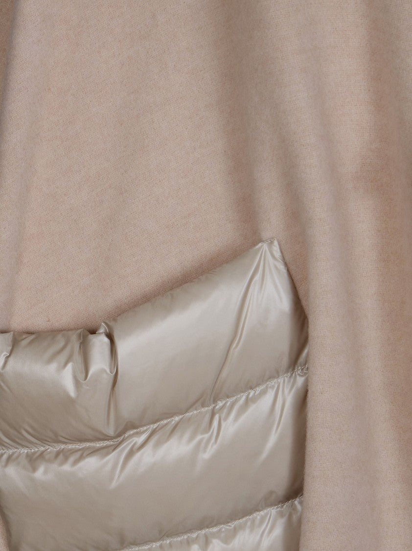 Herno High-Collar Quilted Cape