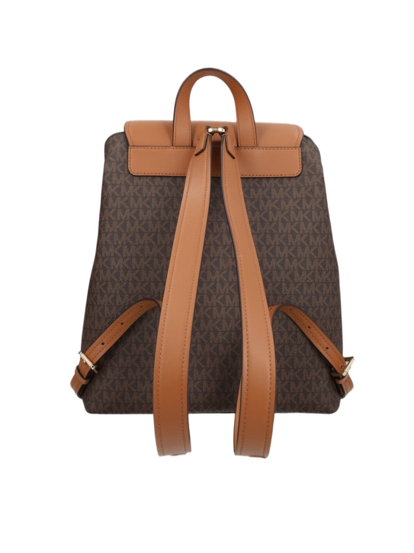 Michael Michael Kors Quinn Monogram Adjustable Flap Backpack