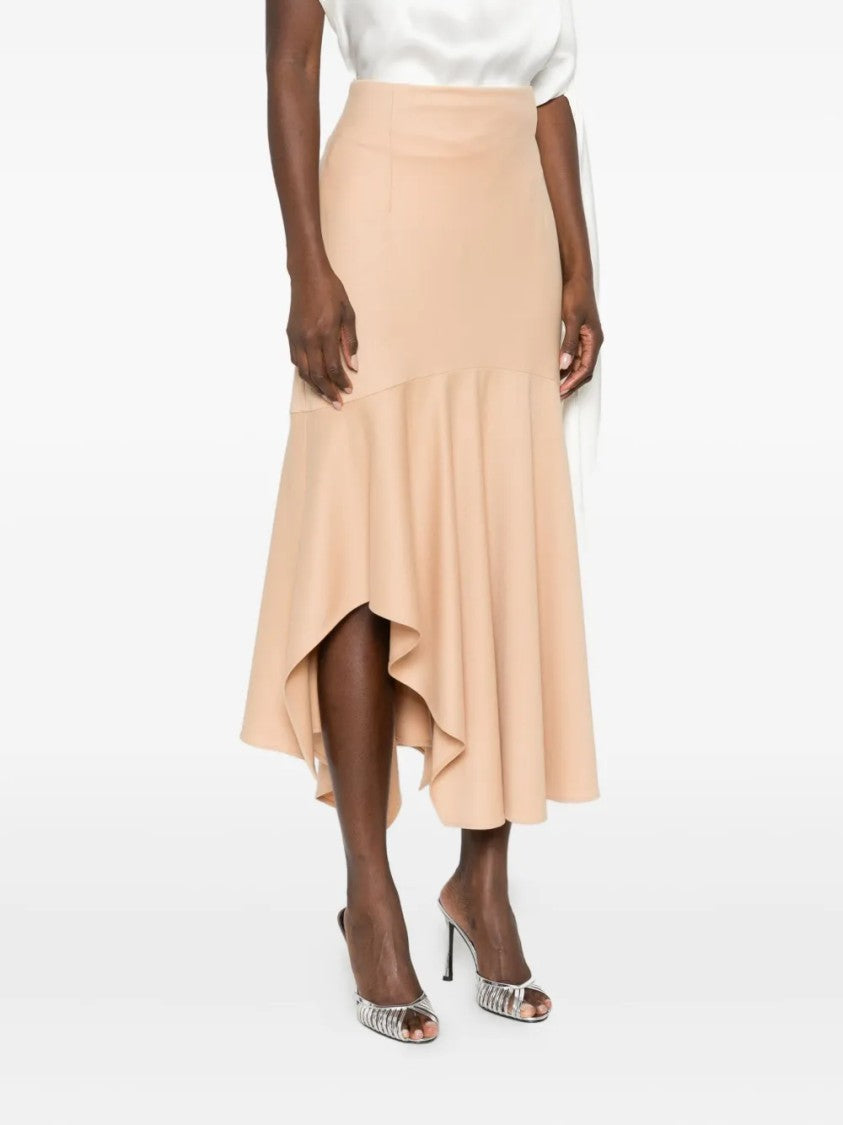 Alberta Ferretti Flowing Silhouette Soft Drape Skirt