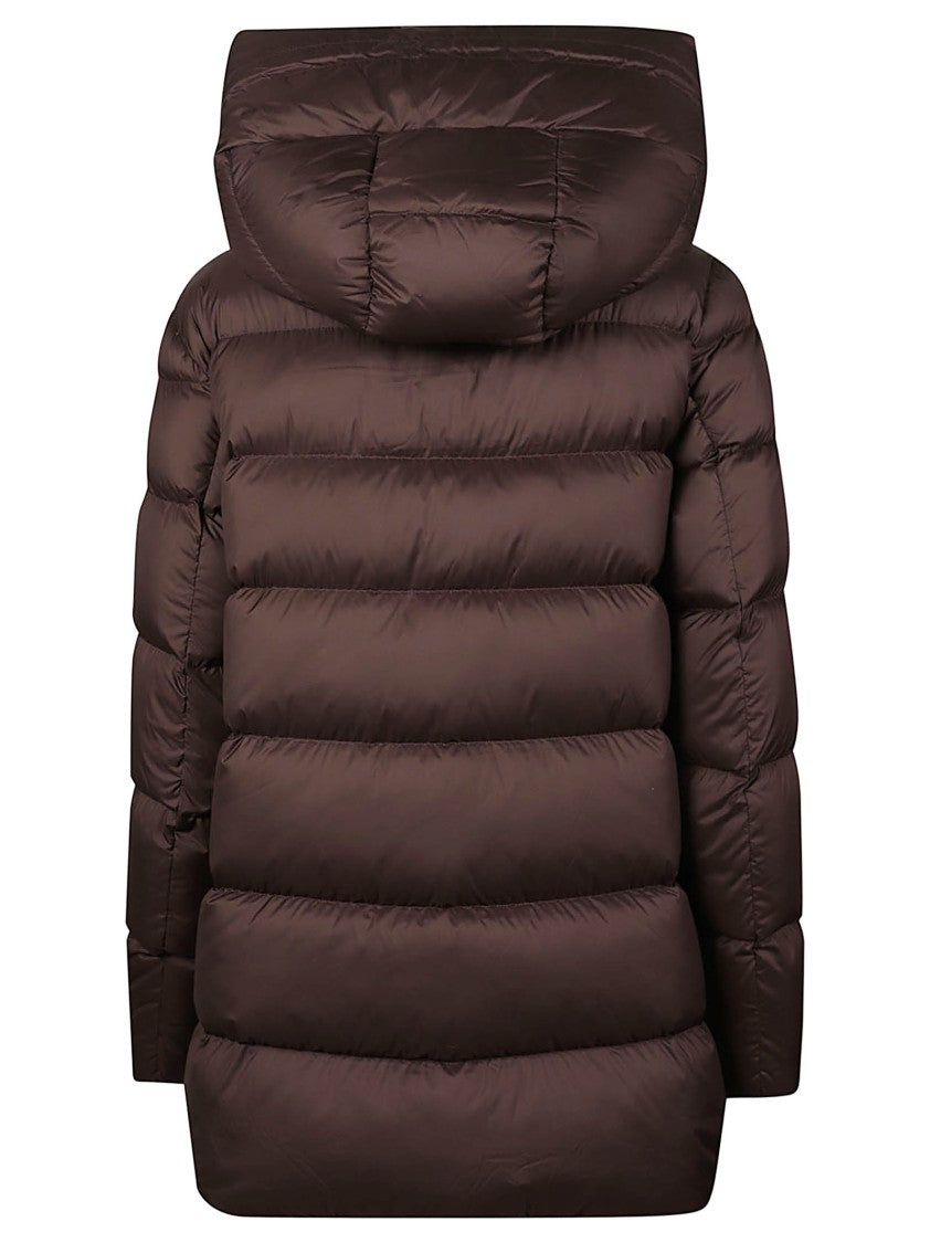 Add High-Collar Down Polyester Jacket