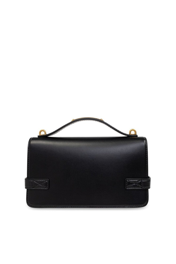 Balmain Structured Black Shoulder Bag