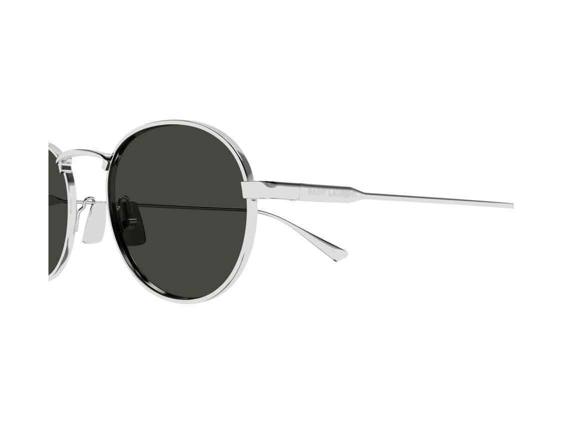 Saint Laurent Silver Sl 799 Metal Round Sunglasses