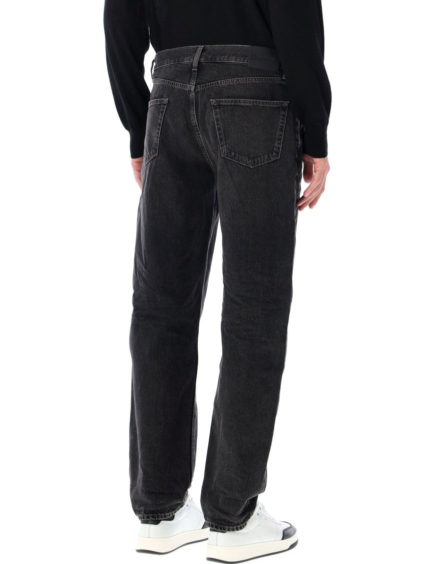 Saint Laurent Mick Straight-Leg Jeans Black