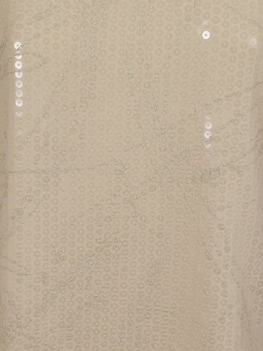 Peserico Georgette Top With All-Over Sequin Embellishment