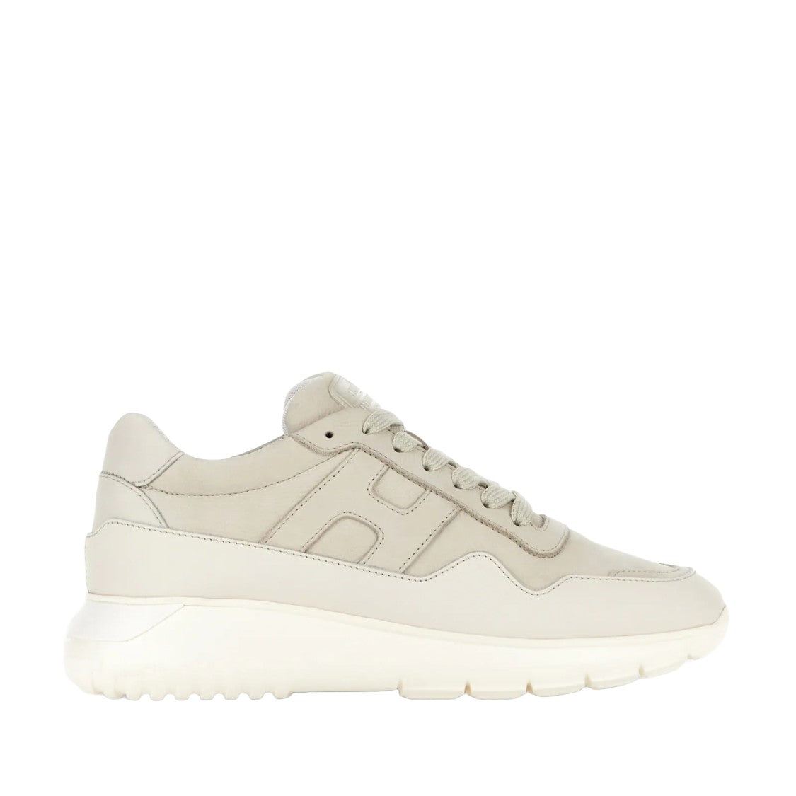 Hogan Interactive3 Leather Sneakers With Cushioned Sole