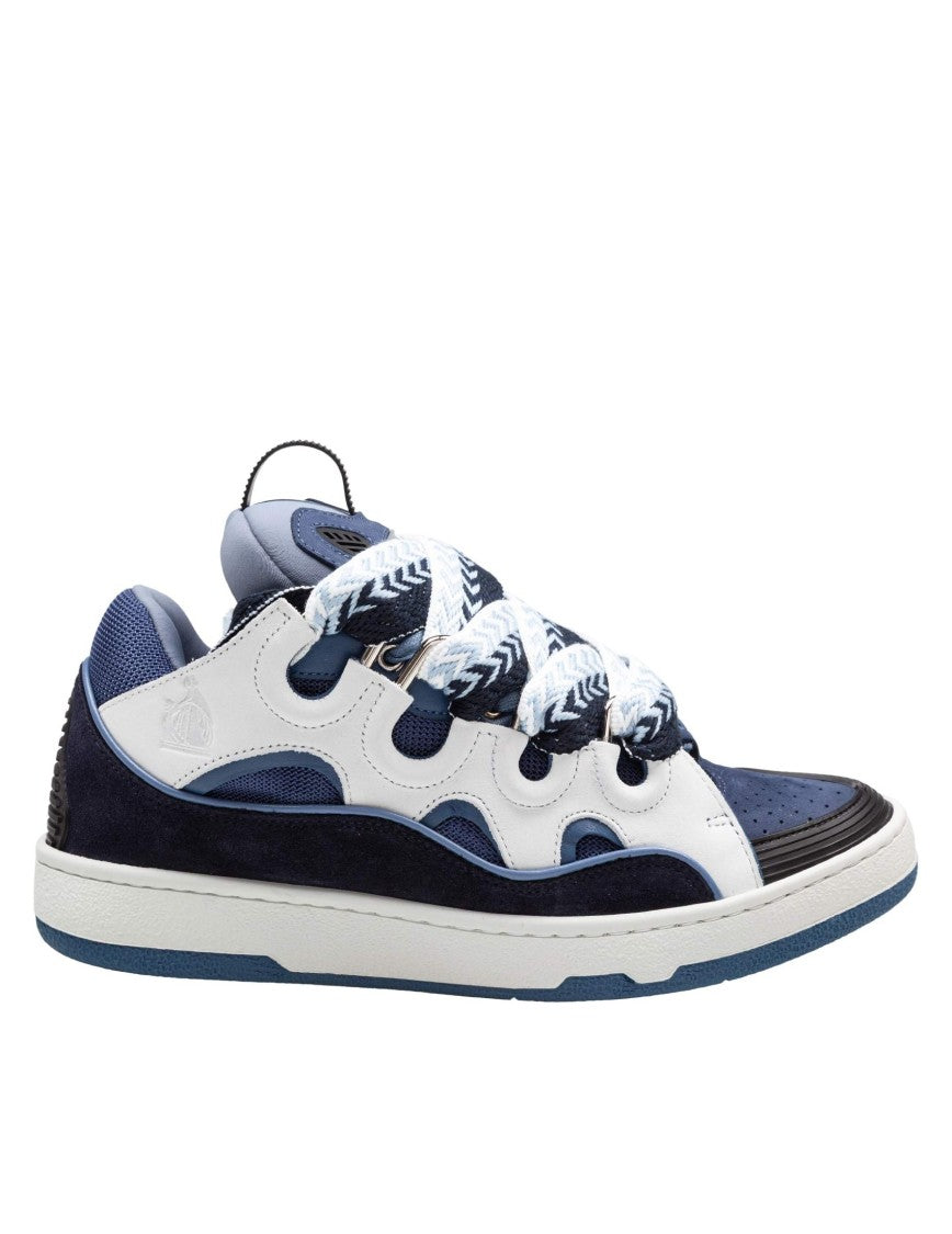 Lanvin Curb Leather Sneakers