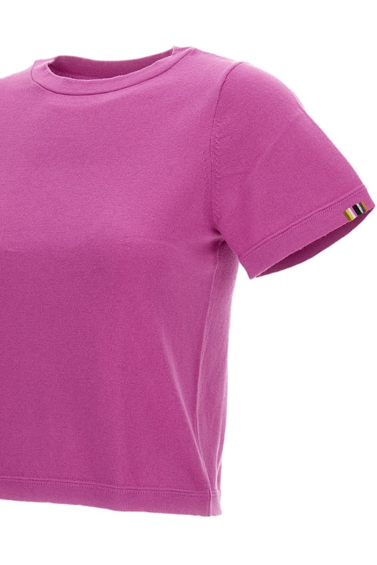 Extreme Cashmere Oleander Pink N.267 Tina Cropped T-Shirt