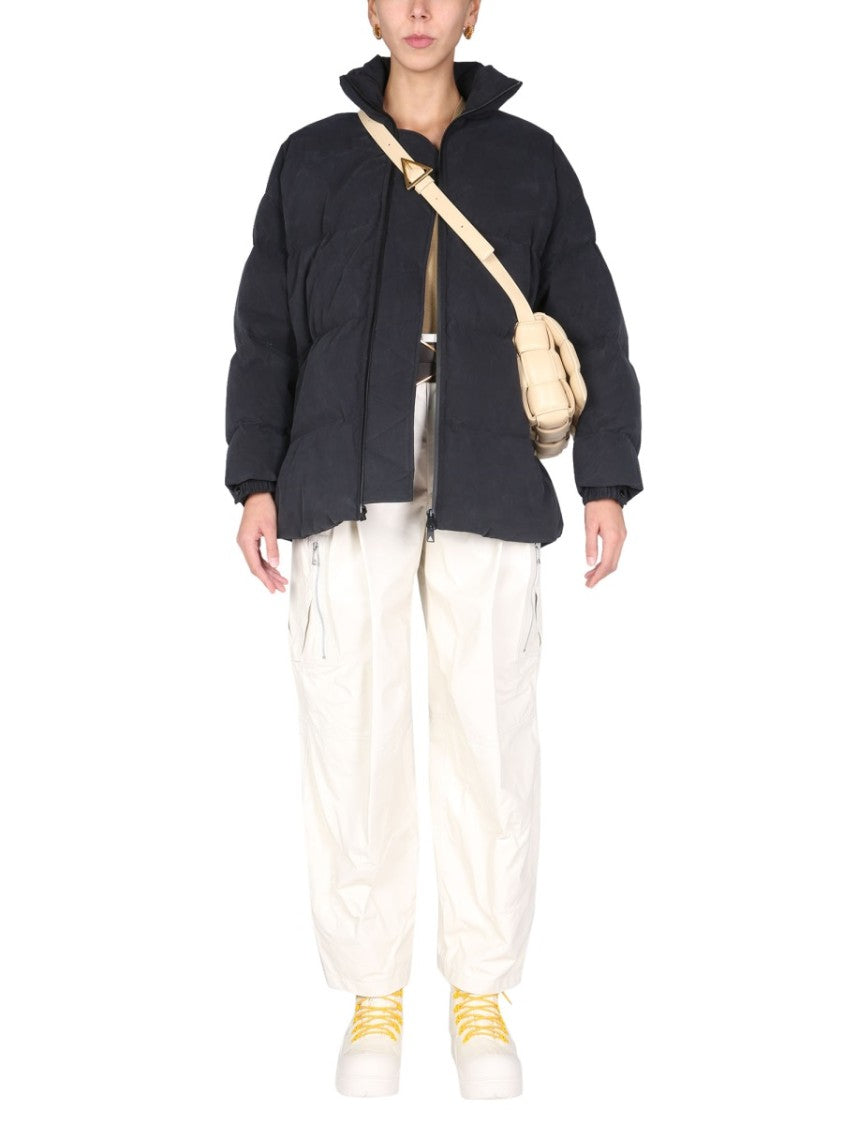 Bottega Veneta Hooded Down Jacket With Removable Hood