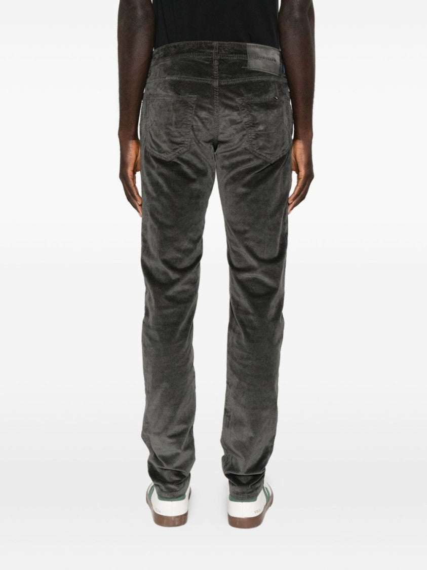 Jacob Cohen Tailored Straight Leg Trousers With Clean Lines