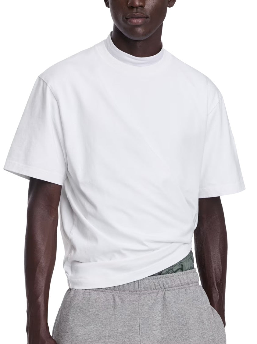 Canada Goose White Cotton T-Shirt With Classic Crew Neckline