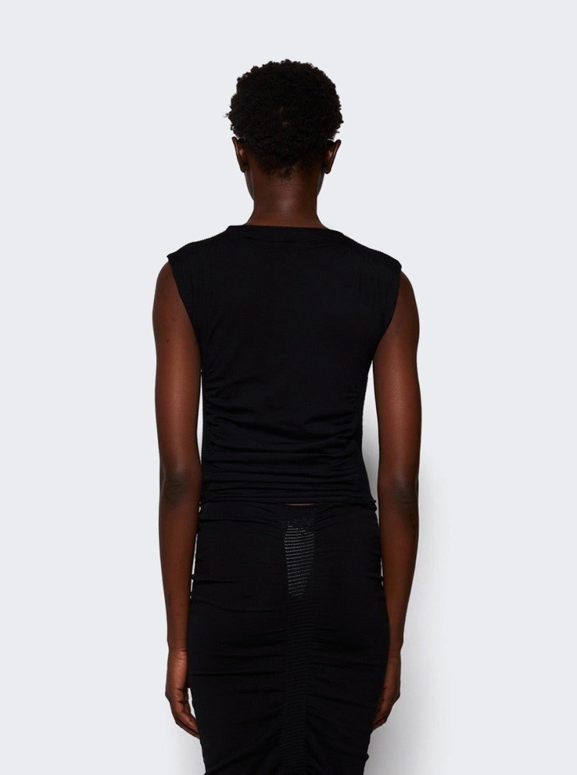 Alexander Wang Ruched Tank Top Black
