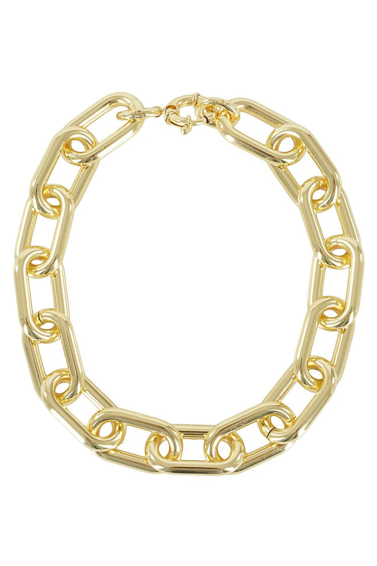 Federica Tosi Gold Norah 18K Gold-Plated Link Necklace