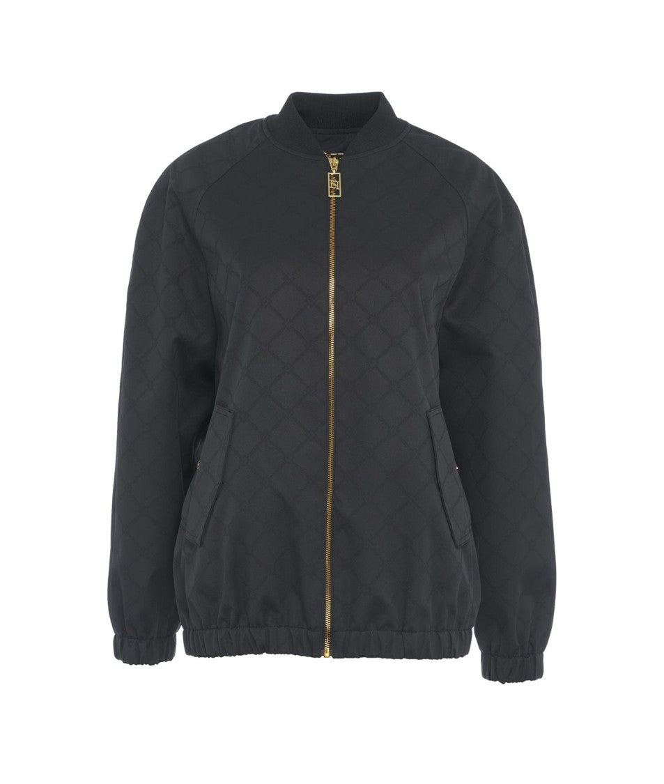 Elisabetta Franchi Bomber Jacket With Monogram