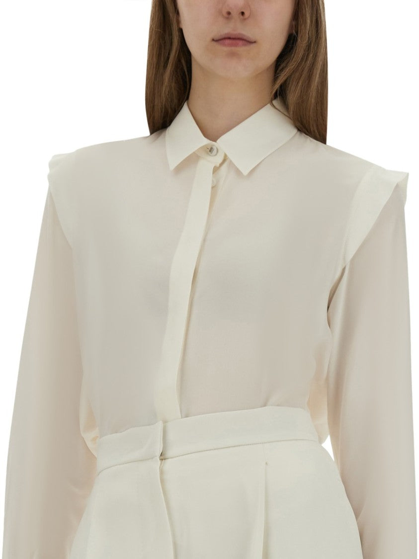 Max Mara Zirlo Concealed Placket Silk Shirt