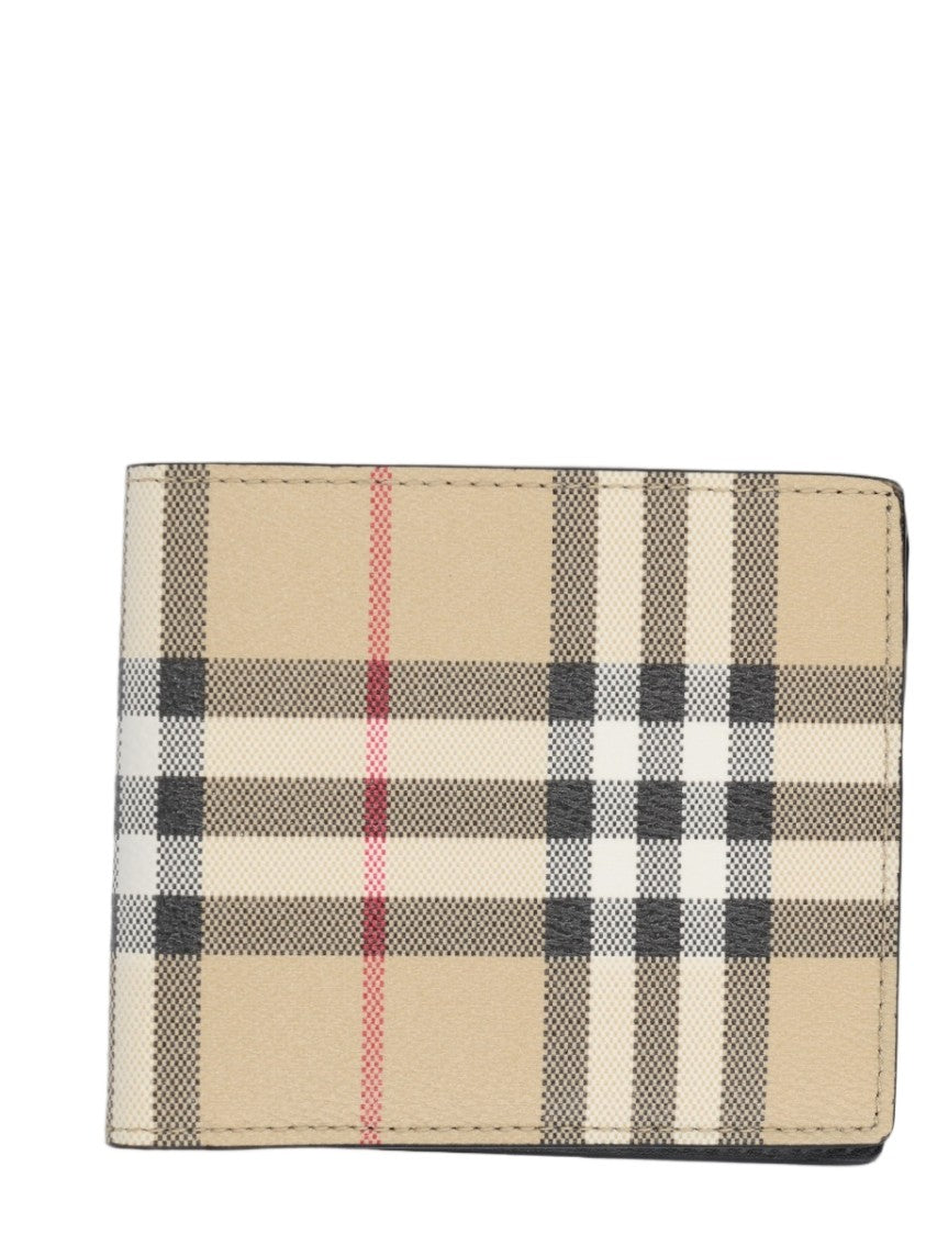 Burberry Multicolour Checkered Pattern Wallet