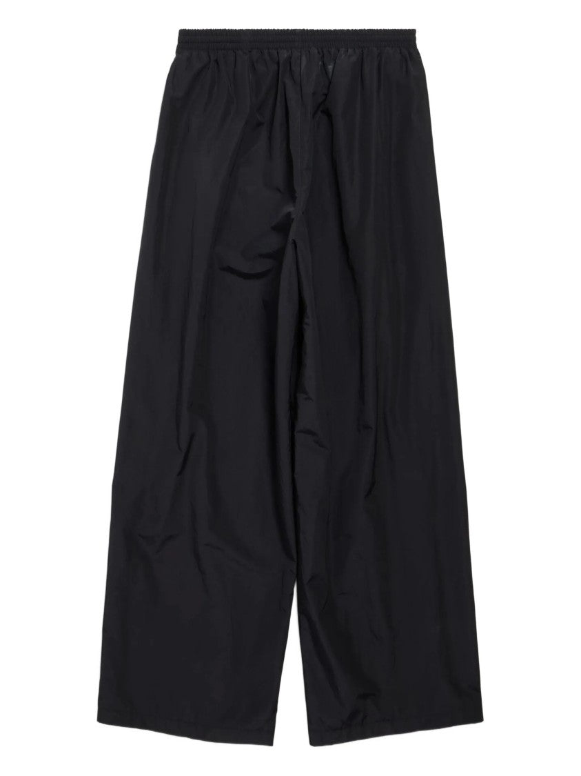 Balenciaga Black Tracksuit Loose Wide-Leg Pants