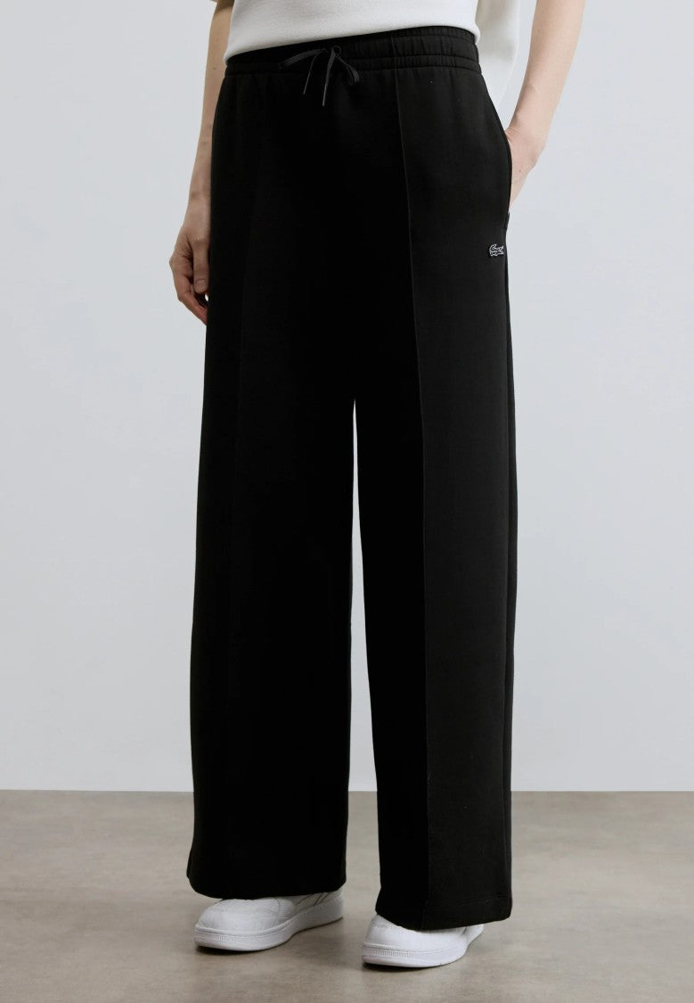 Lacoste High-Waisted Drawstring Wide-Leg Pants