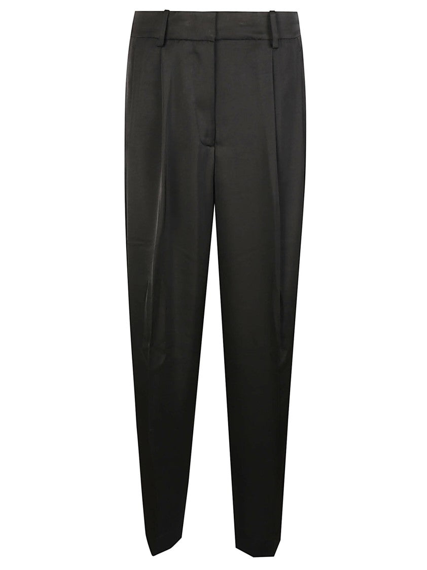 Michael Kors Satin High-Waisted Wide-Leg Pants