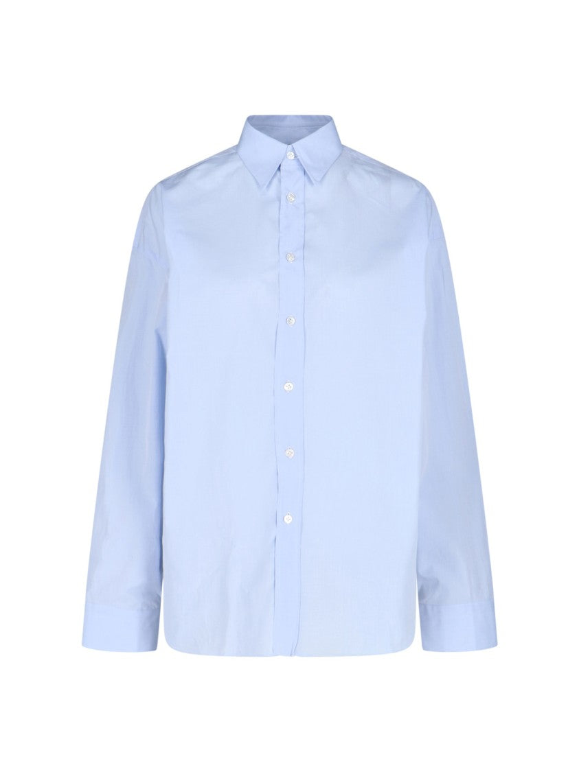 Finamore Oriana Oversized Shirt – Light Blue