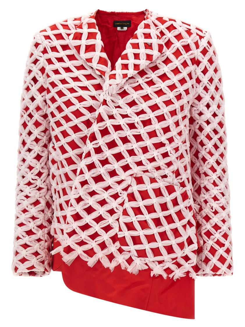 Comme Des Garçons Tulle Weave Blazer