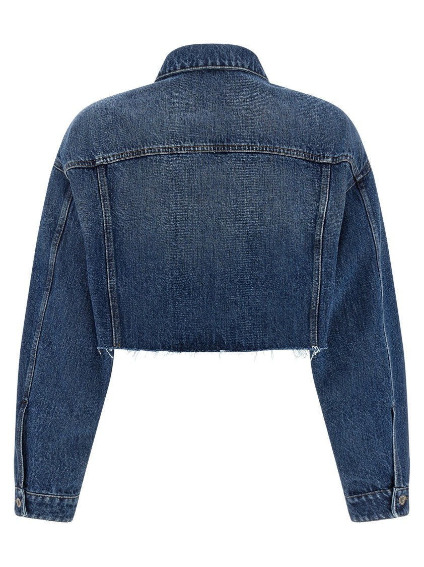 Miu Miu Cropped Denim Jacket