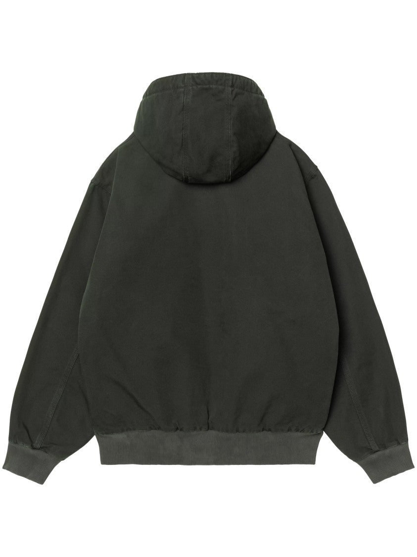 Carhartt Wip Og Active Jacket Raven Quilted Hooded Jacket