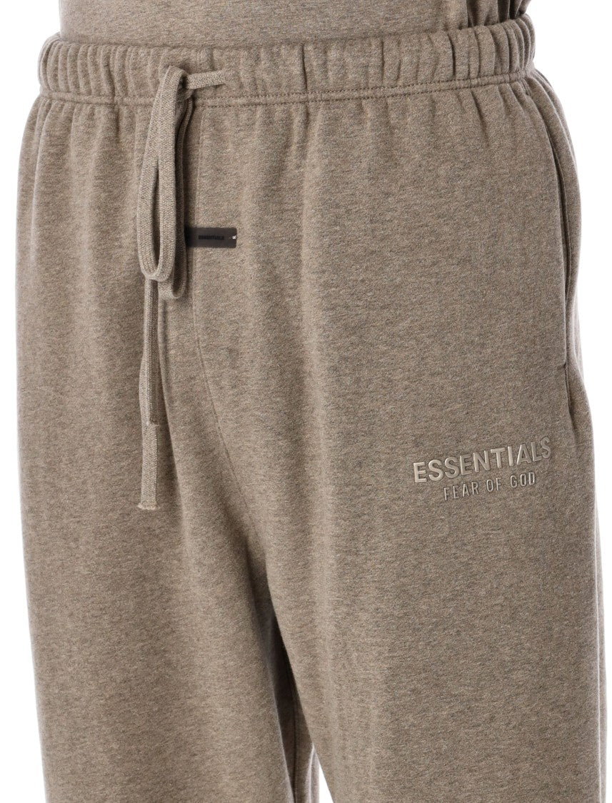 Fear Of God Relaxed Fit Sweatpants With Drawstring Cuffs And Logo Detail