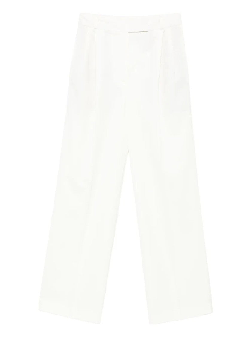 Róhe Pleated Wool-Blend Trousers