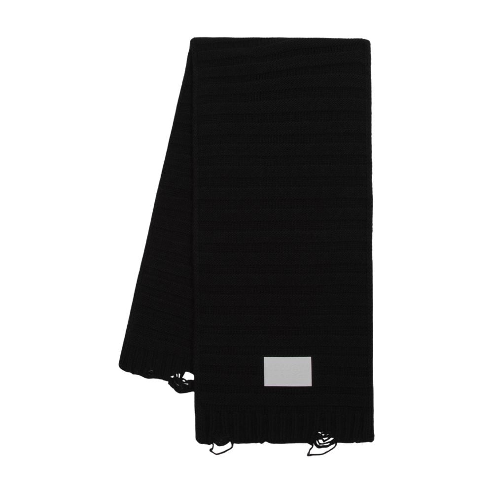 Mm6 By Maison Margiela Scarf - Wool - Black